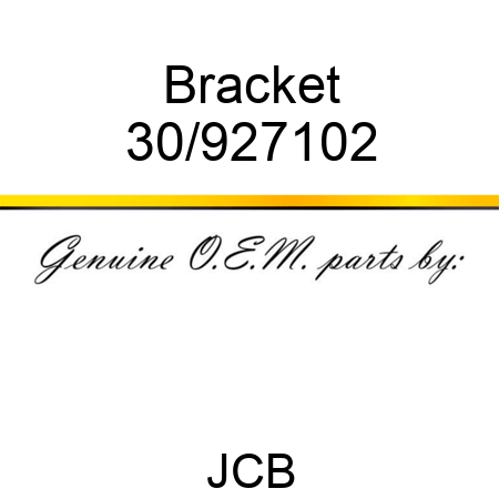 Bracket 30/927102