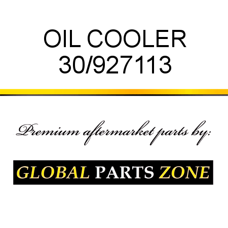 OIL COOLER 30/927113