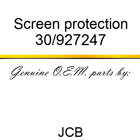 Screen protection 30/927247