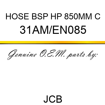 HOSE BSP HP 850MM C 31AM/EN085