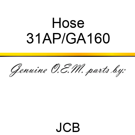 Hose 31AP/GA160