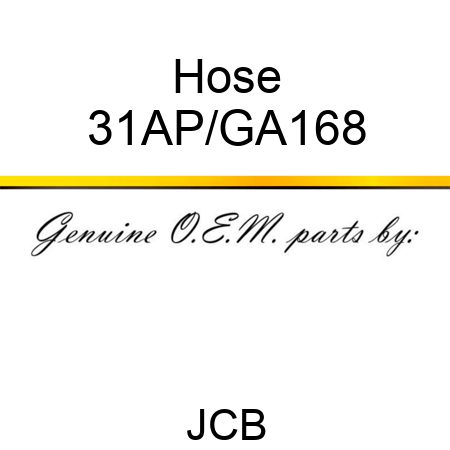 Hose 31AP/GA168