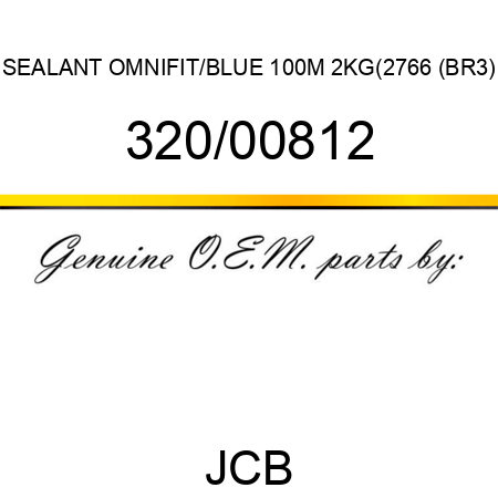 SEALANT OMNIFIT/BLUE 100M 2KG(2766 (BR3) 320/00812