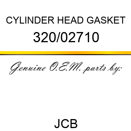CYLINDER HEAD GASKET 320/02710