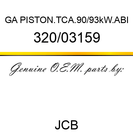GA PISTON.TCA.90/93kW.ABI 320/03159