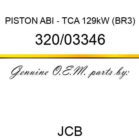 PISTON ABI - TCA 129kW (BR3) 320/03346