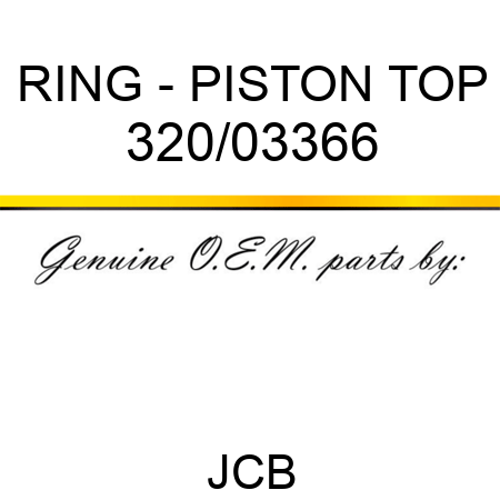 RING - PISTON TOP 320/03366