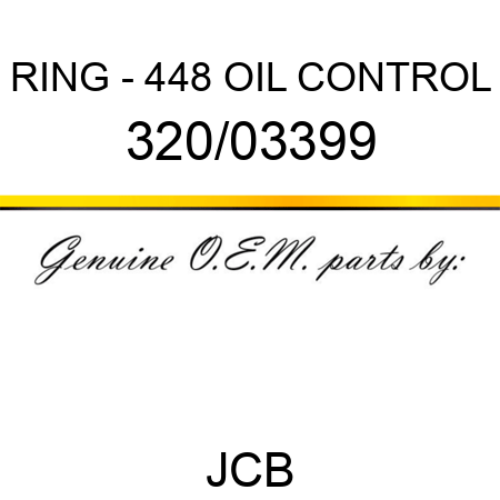 RING - 448 OIL CONTROL 320/03399