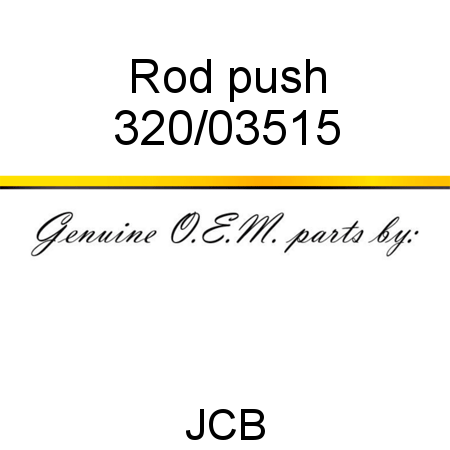 Rod, push 320/03515