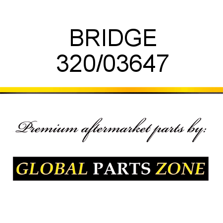BRIDGE 320/03647