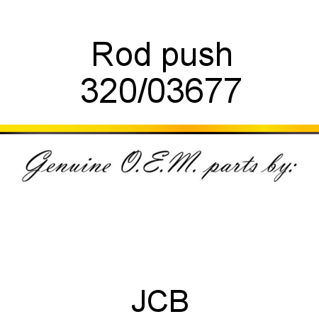 Rod, push 320/03677