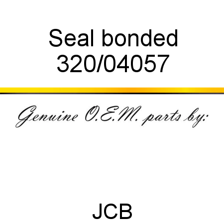 Seal, bonded 320/04057