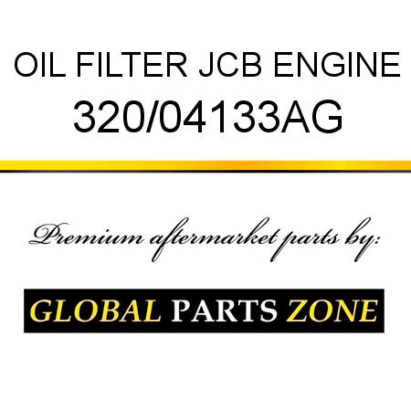 OIL FILTER JCB ENGINE 320/04133AG