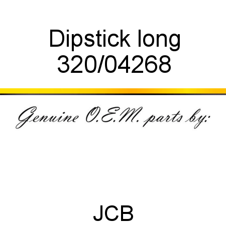 Dipstick, long 320/04268