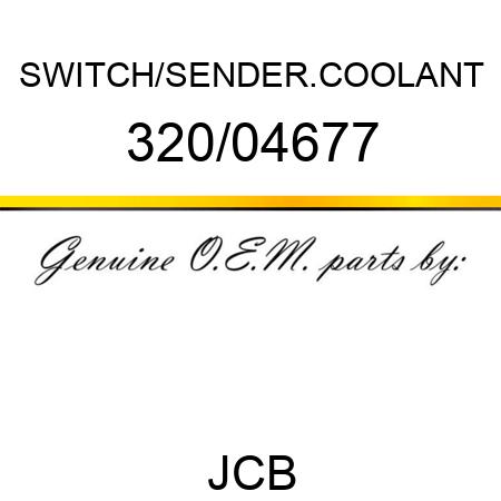 SWITCH/SENDER.COOLANT 320/04677