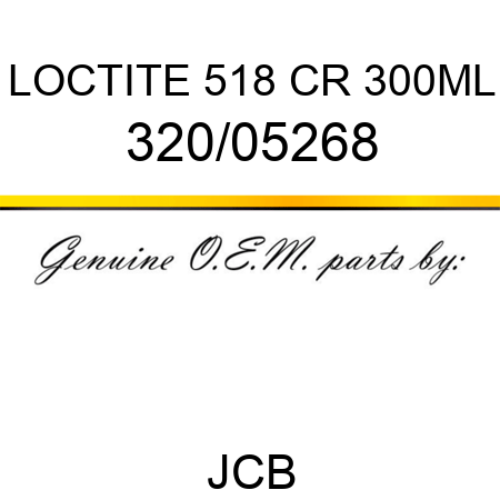 LOCTITE 518 CR 300ML 320/05268
