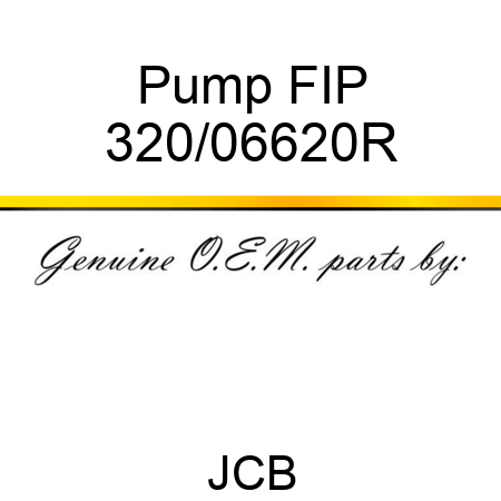 Pump FIP 320/06620R