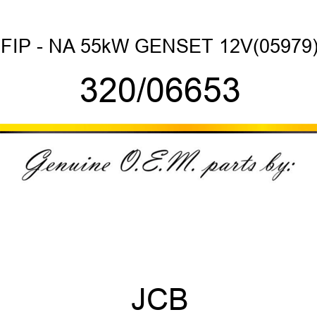 FIP - NA 55kW GENSET 12V(05979) 320/06653