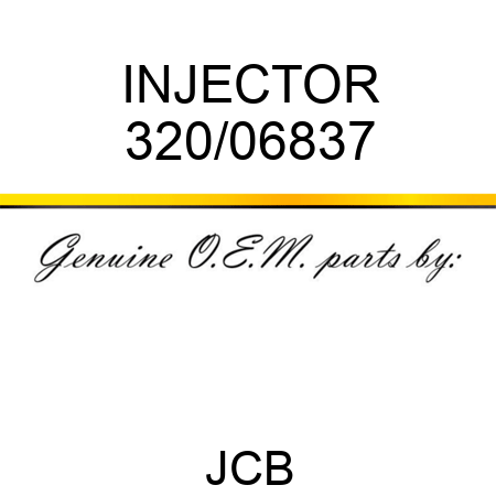 INJECTOR 320/06837