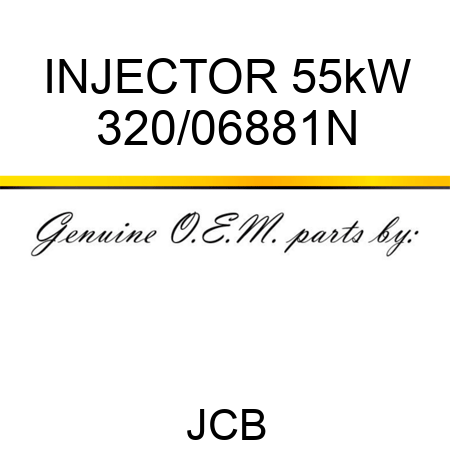 INJECTOR 55kW 320/06881N
