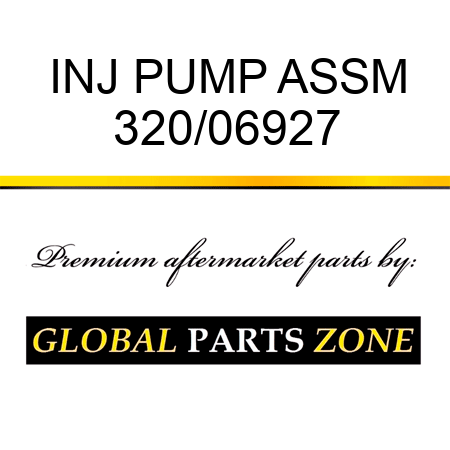 INJ PUMP ASSM 320/06927