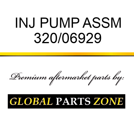 INJ PUMP ASSM 320/06929