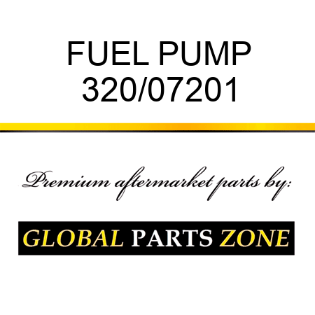 FUEL PUMP 320/07201