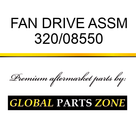 FAN DRIVE ASSM 320/08550