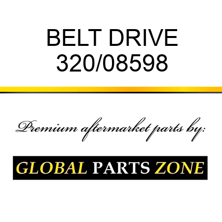 BELT DRIVE 320/08598