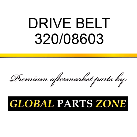 DRIVE BELT 320/08603