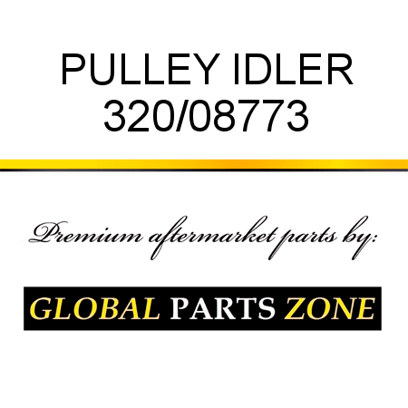 PULLEY IDLER 320/08773