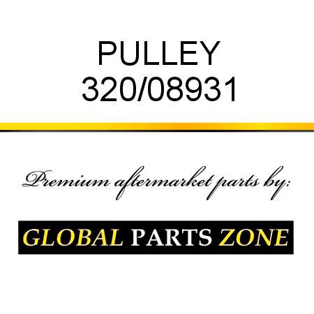 PULLEY 320/08931