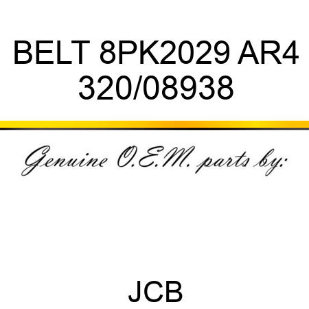 BELT 8PK2029 AR4 320/08938