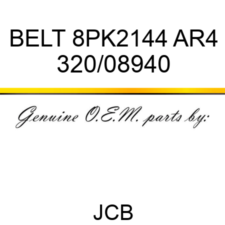 BELT 8PK2144 AR4 320/08940