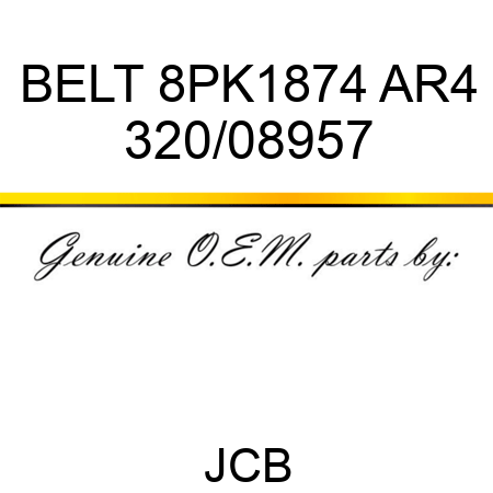 BELT 8PK1874 AR4 320/08957