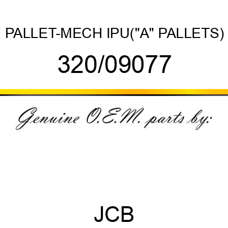 PALLET-MECH IPU(
