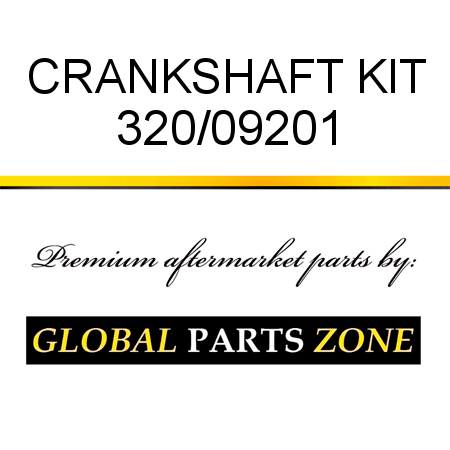 CRANKSHAFT KIT 320/09201