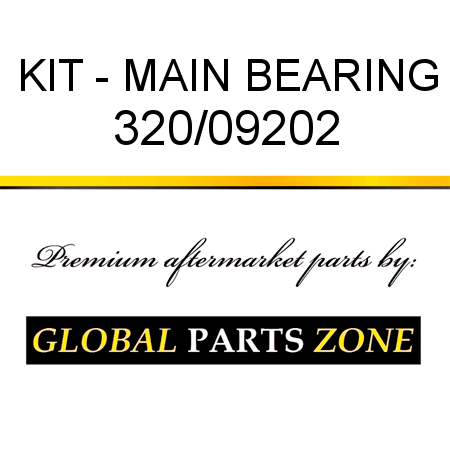 KIT - MAIN BEARING 320/09202