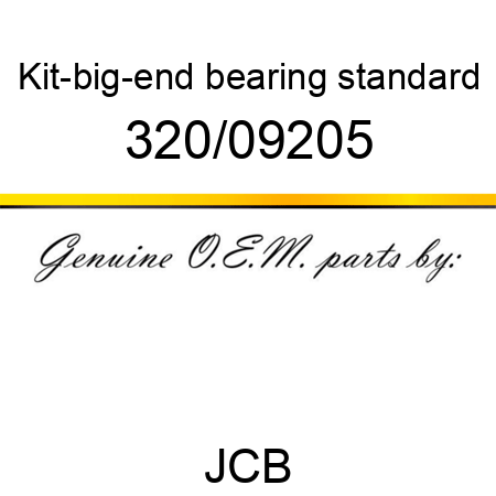 Kit-big-end bearing, standard 320/09205