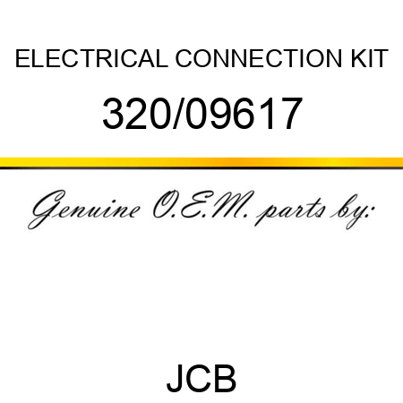 ELECTRICAL CONNECTION KIT 320/09617