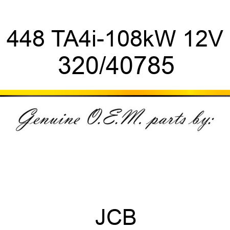 448 TA4i-108kW 12V 320/40785