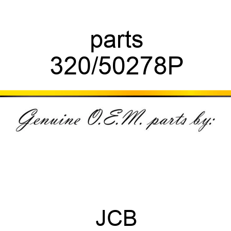 parts 320/50278P