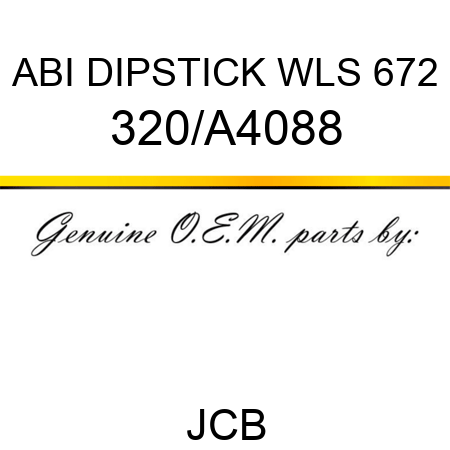 ABI DIPSTICK WLS 672 320/A4088