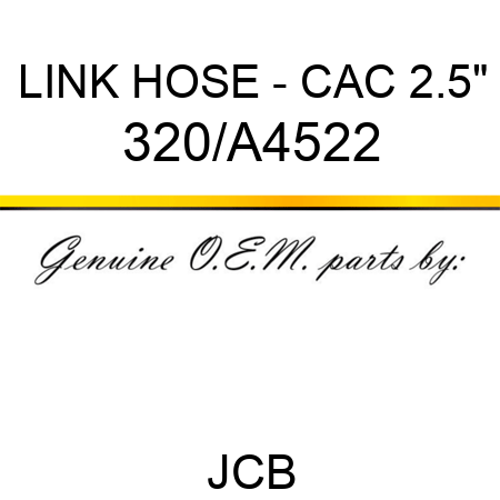LINK HOSE - CAC 2.5