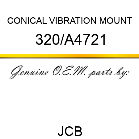CONICAL VIBRATION MOUNT 320/A4721