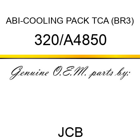 ABI-COOLING PACK TCA (BR3) 320/A4850