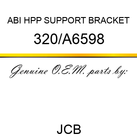 ABI HPP SUPPORT BRACKET 320/A6598