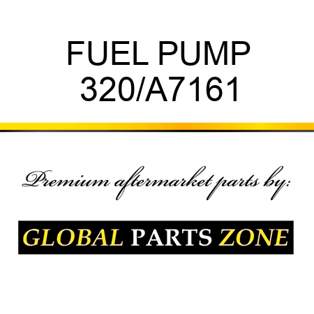 FUEL PUMP 320/A7161