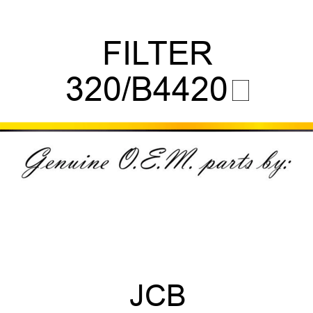 FILTER 320/B4420	