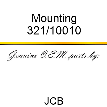 Mounting 321/10010
